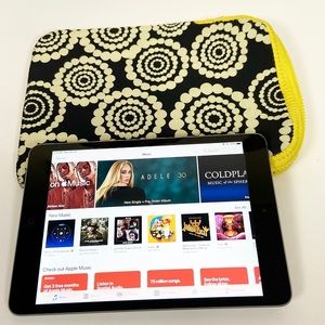 Circles Tablet Zipped iPad Tablet Case Sleeve